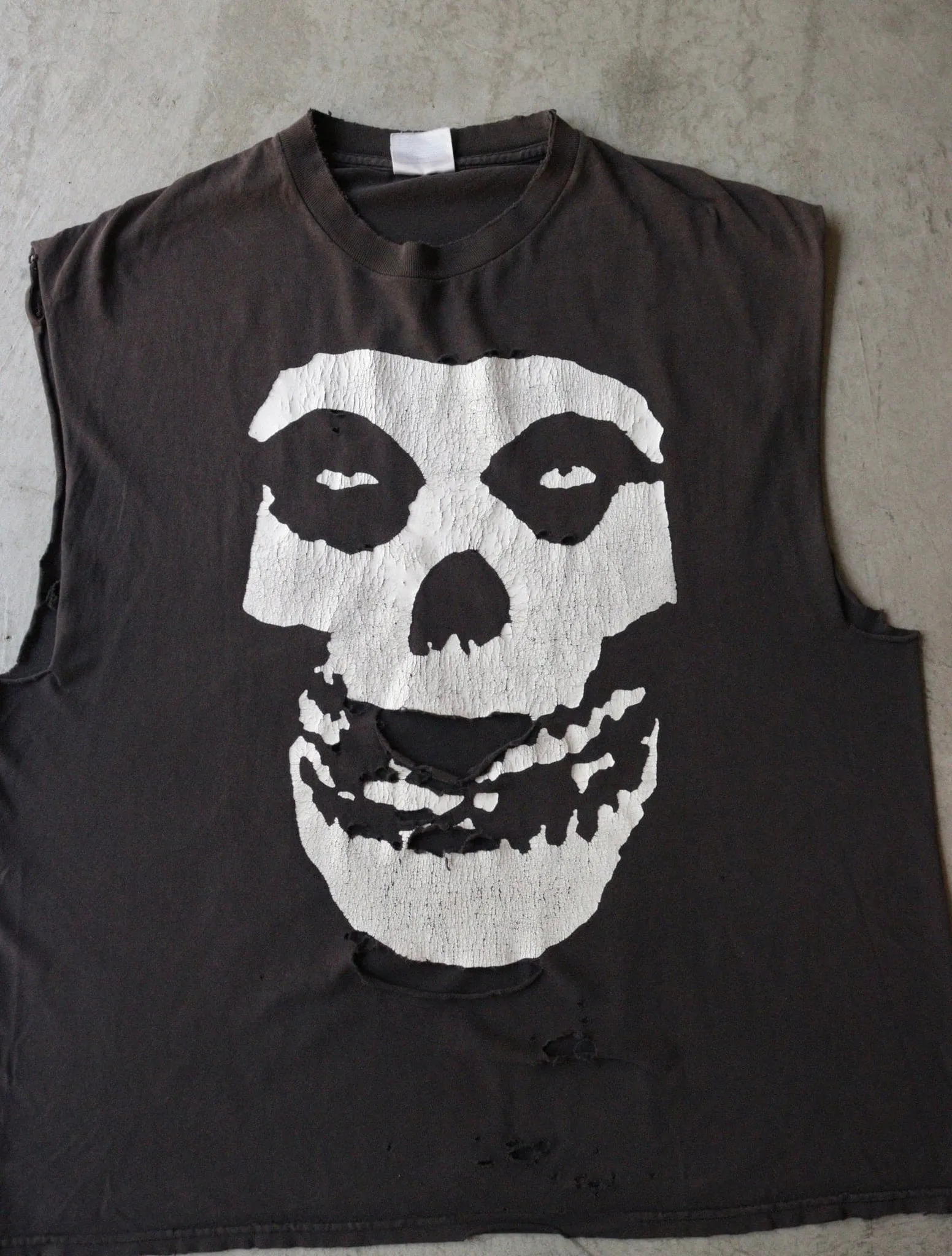 1990S THRASHED MISFITS BAND TANK TOP