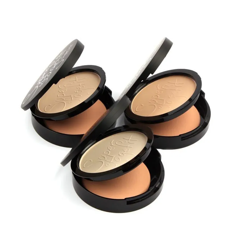 2 in1 Face Powder Cake Skin WetDry Oil Control Concealer Palette Make Up Sugar Box Maquiagem SM6