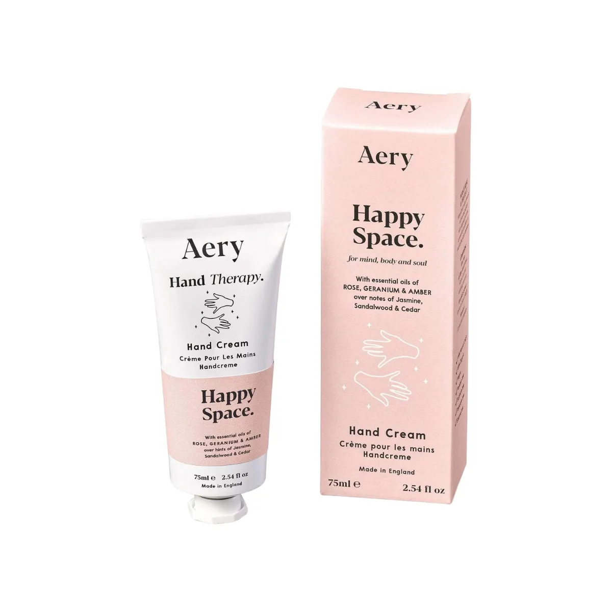 Aery Living   Happy Space Hand Cream - Rose Geranium And Amber