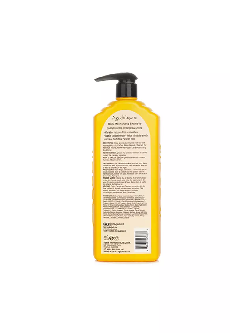 Agadir Argan Oil AGADIR ARGAN OIL - Daily Moisturizing Shampoo (For All Hair Types) 1000ml/33.8oz.