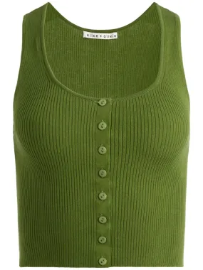 alice + olivia Daryn tank top - Green