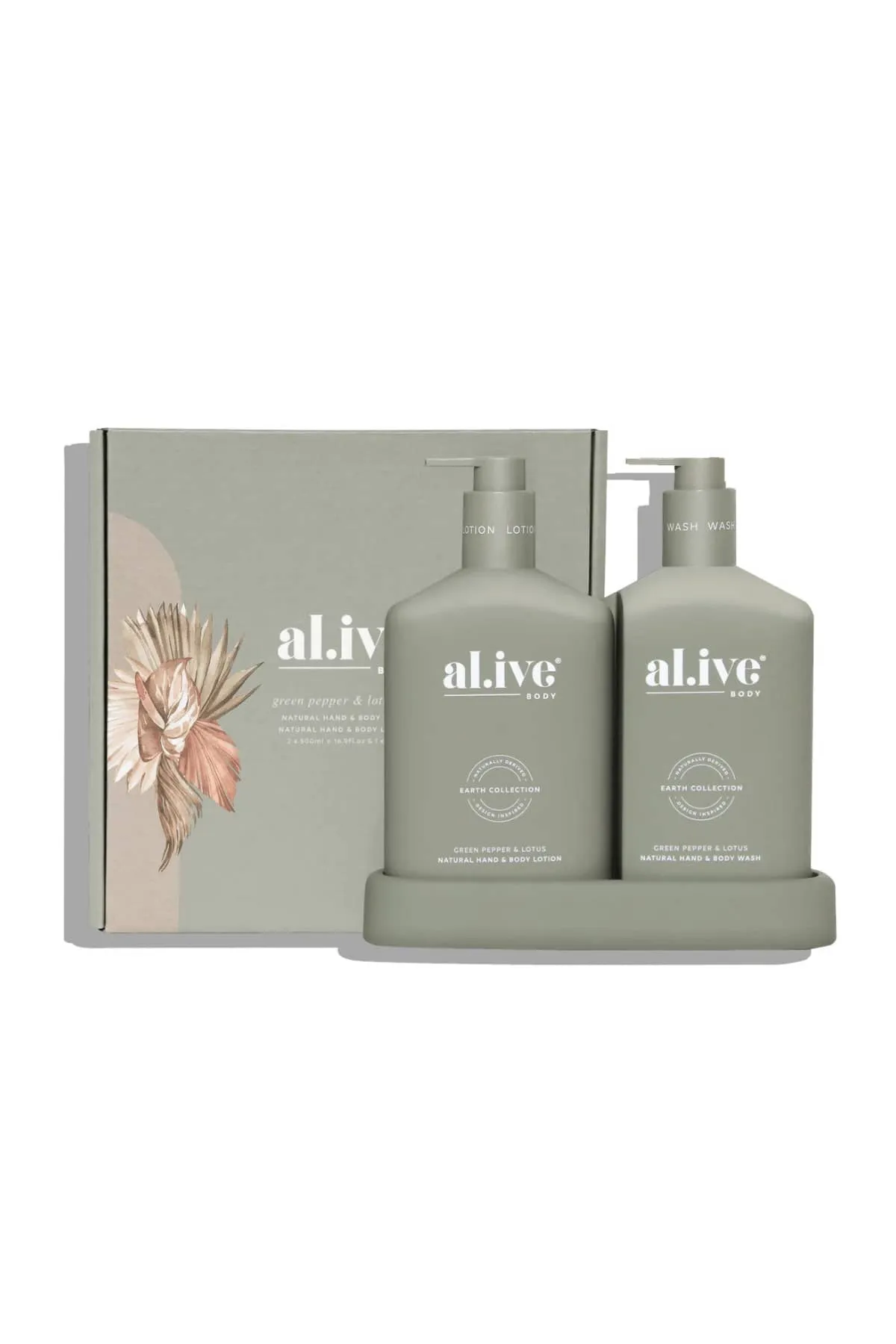 Al.ive Body - Wash & Lotion Duo - Green Pepper & Lotus