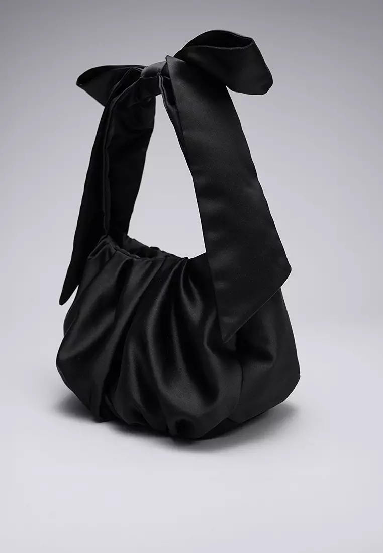 & Other Stories Satin Bow Bag