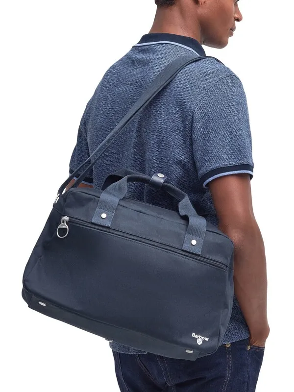 Barbour Cascade Flight Holdall Bag - Navy