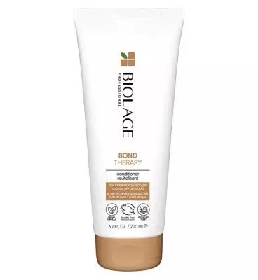 Biolage Professional Bond Therapy Vegan Conditioner With Citric Acid & Coconut Oil For Damaged Hair, 200ml