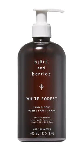 Bjork & Berries   White Forest Hand & Body Wash 400ml