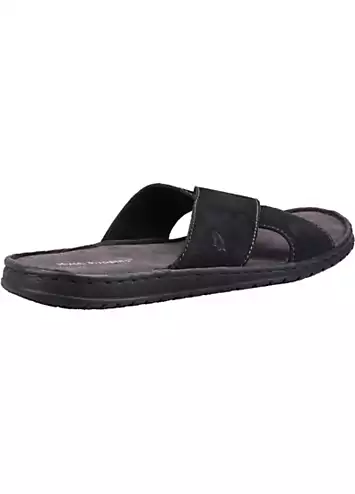 Black Nile Cross Over Sandals by Hush Puppies | Look Again