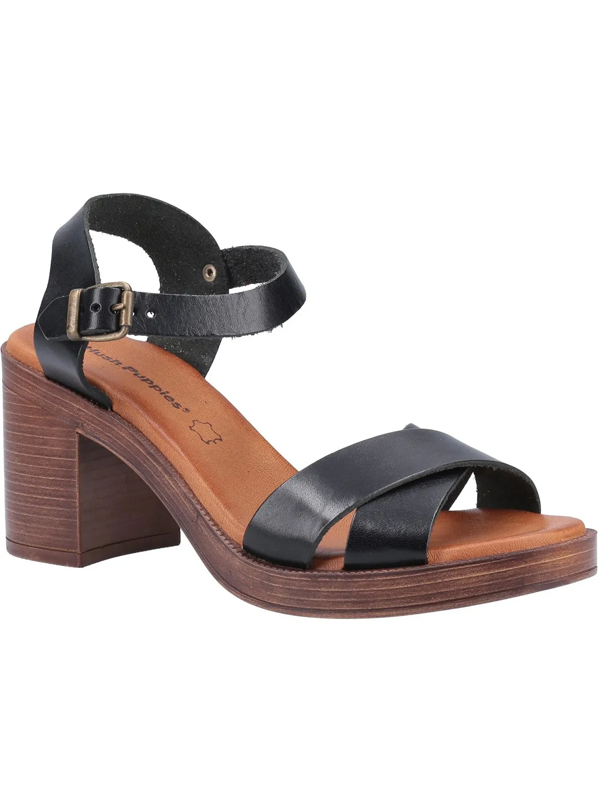 Buy HUSH PUPPIES Georgia Sandal Black 5 | Sandals | Tu