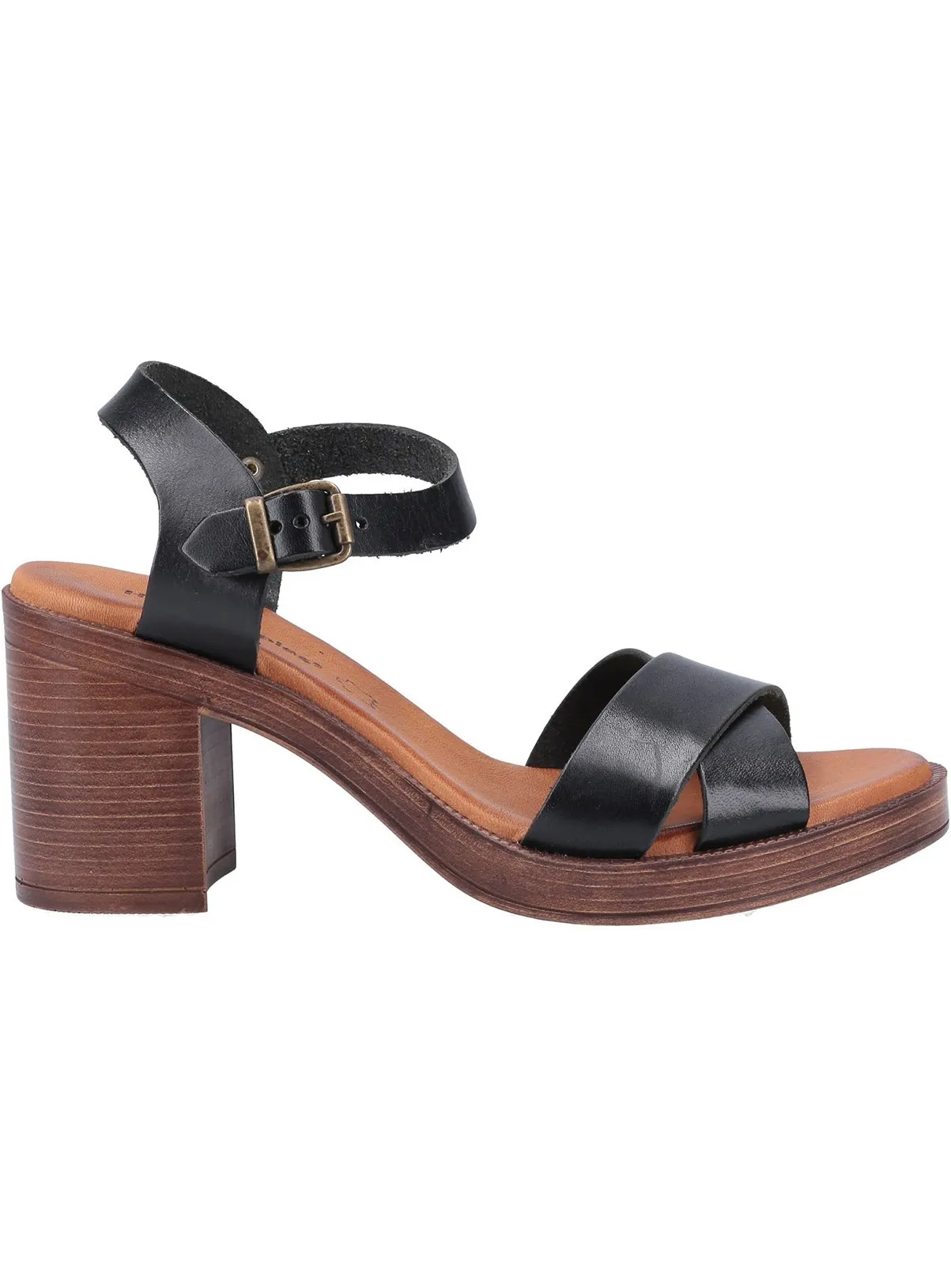 Buy HUSH PUPPIES Georgia Sandal Black 5 | Sandals | Tu