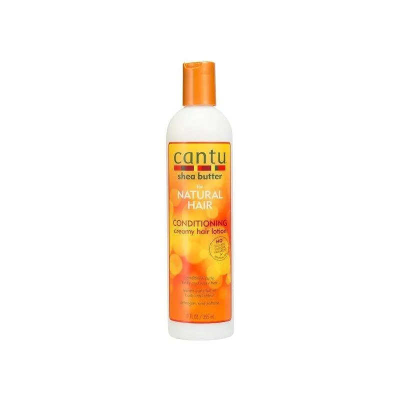 Cantu Shea Butter for Natural Hair Conditioning Creamy Hair Lotion, 12oz (355ml)