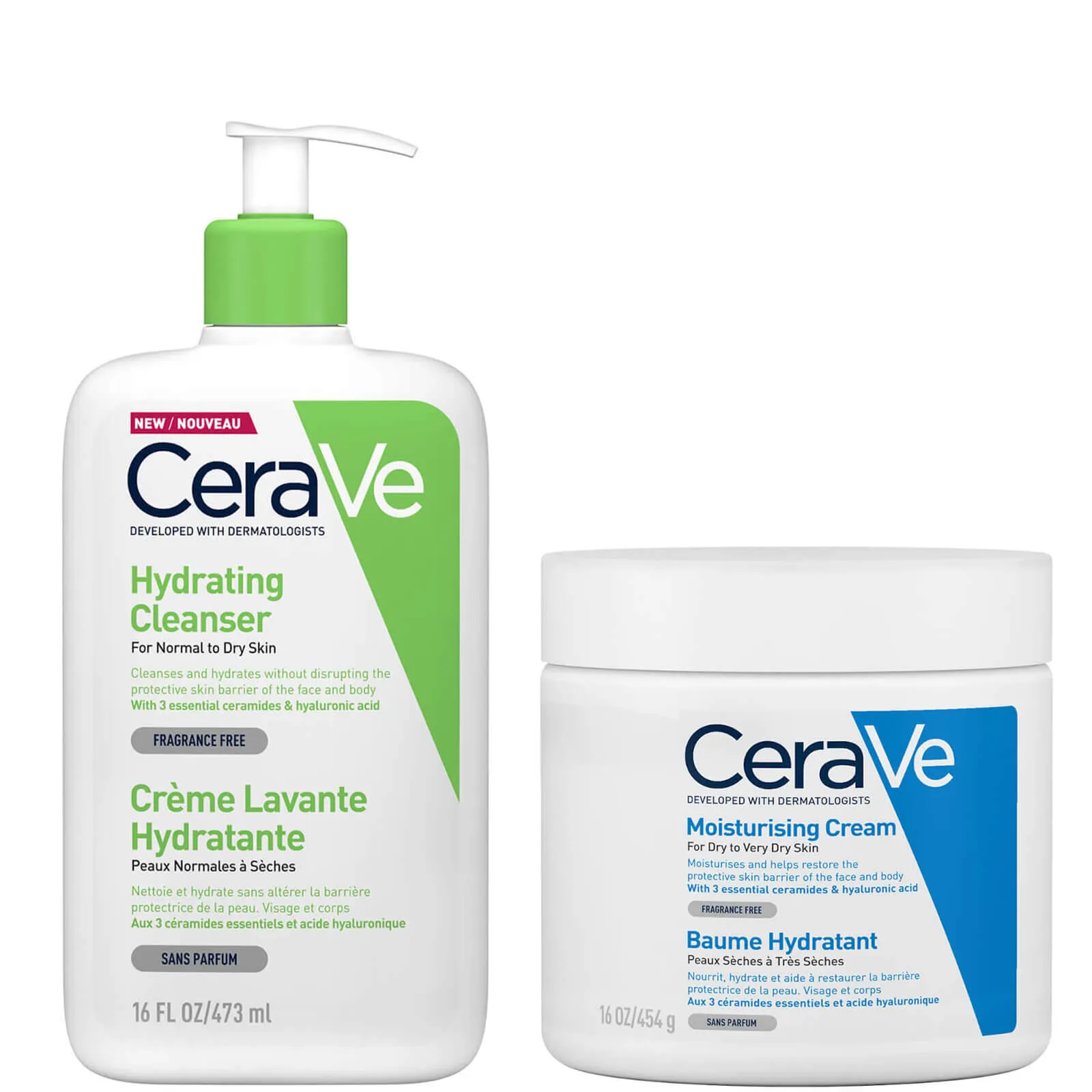 Cerave Cleanser Large Duo