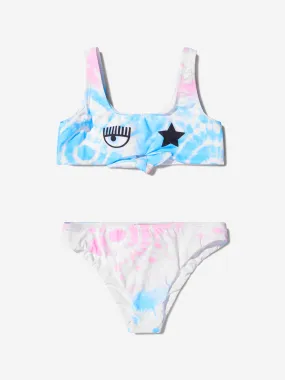 Chiara Ferragni Girls Tie-Dye Eyestar Bikini