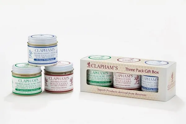 Clapham's 3 Pack Gift Box with Hand Cream