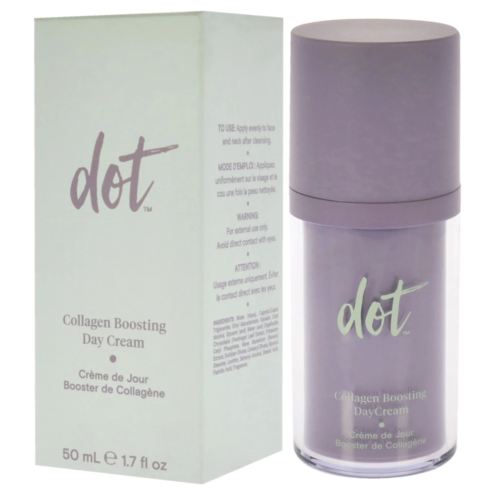 Collagen Boosting Day Cream by dot for Unisex - 1.7 oz Cream