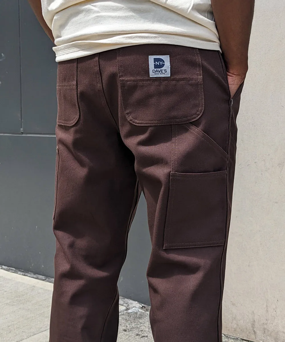 Dave's New York Foundation Pant (Double Front) - Dark Brown