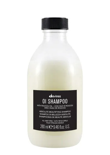 Davines - OI Shampoo - 280ml - Nourishing Roucou oil Shampoo - Beta-carotene and Antioxidants - Protects Effects of Aging and En