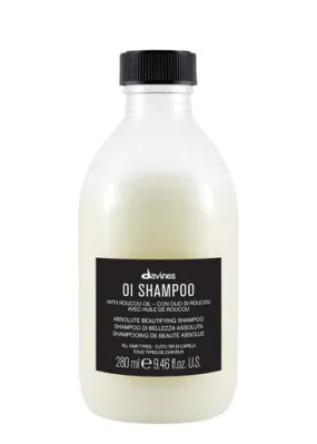 Davines - OI Shampoo - 280ml - Nourishing Roucou oil Shampoo - Beta-carotene and Antioxidants - Protects Effects of Aging and En