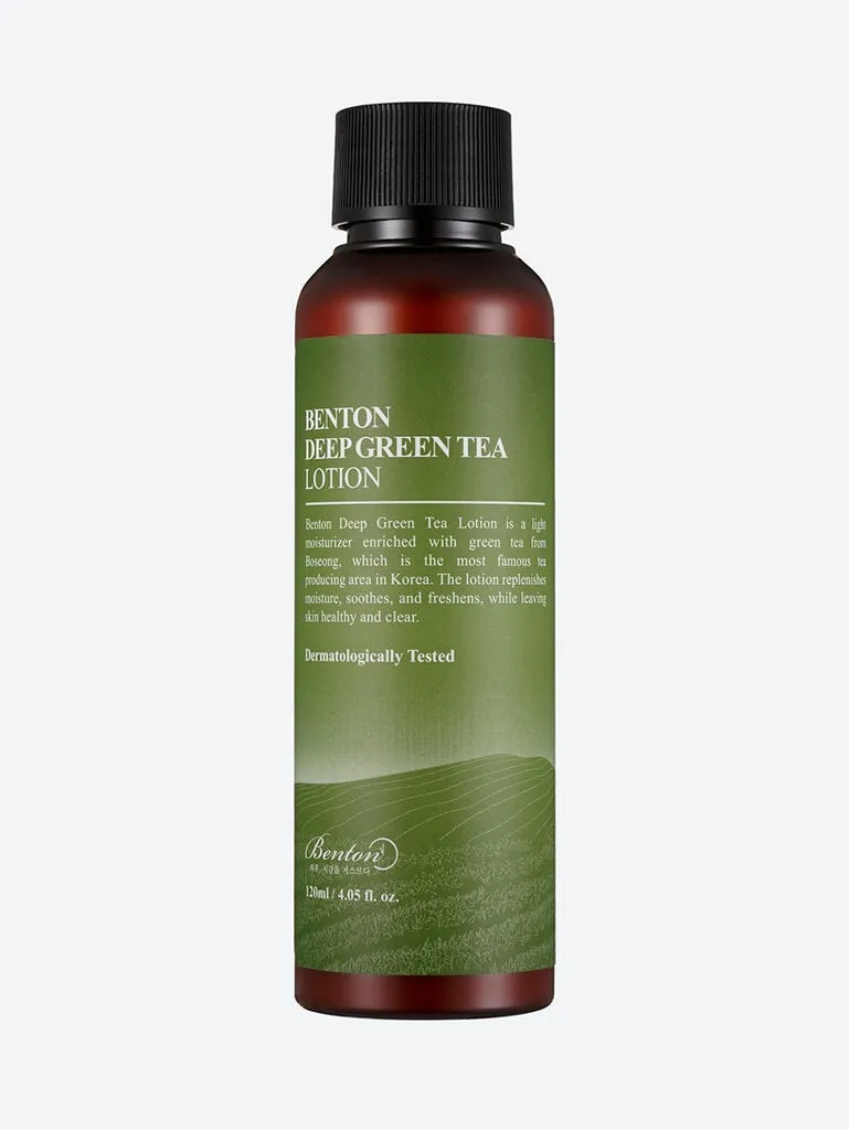 Deep green tea lotion