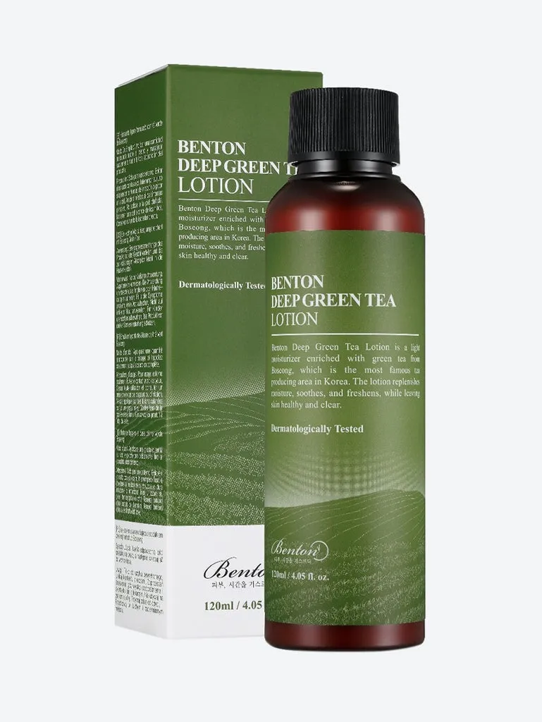 Deep green tea lotion