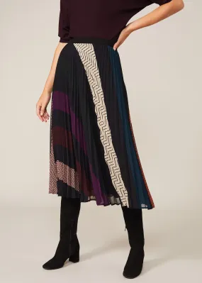 Emilia Geometric Print Skirt