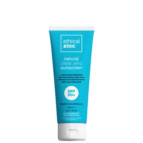 Ethical Zinc SPF50+ Natural Clear Zinc Sunscreen