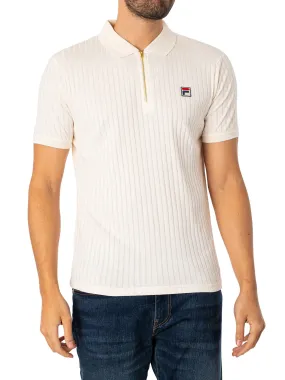 Fila Pannuci Slim Polo Shirt - Gardenia