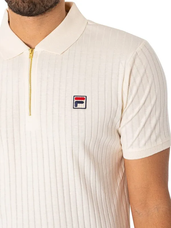 Fila Pannuci Slim Polo Shirt - Gardenia