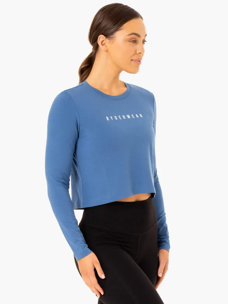 Foundation Long Sleeve Top - Blue