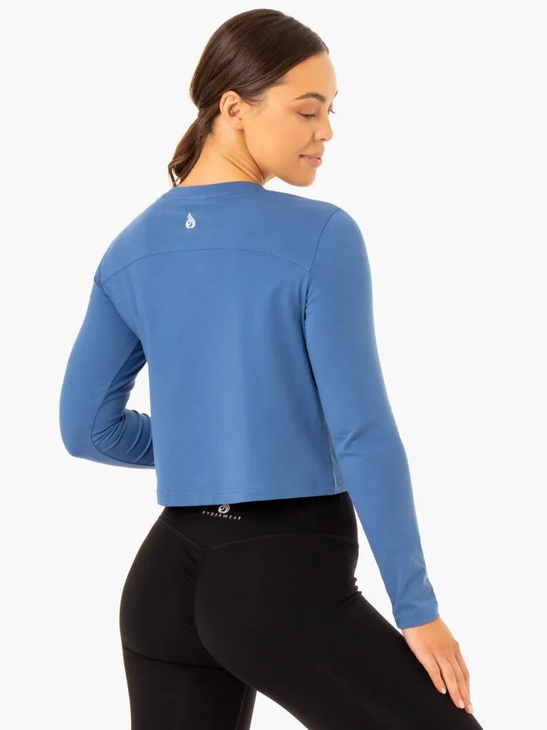 Foundation Long Sleeve Top - Blue