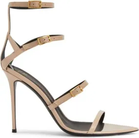 Giuseppe Zanotti Intriigo Abely 105mm patent-finish sandals Pink