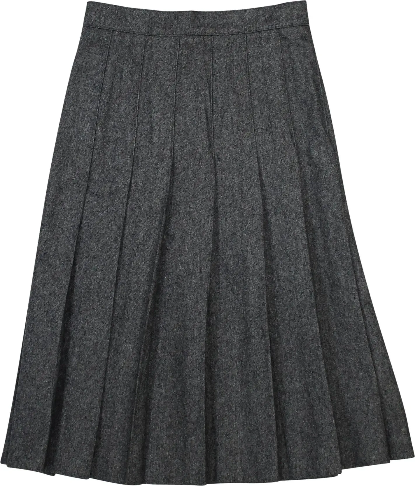 Grey Pleated Skirt | ThriftTale