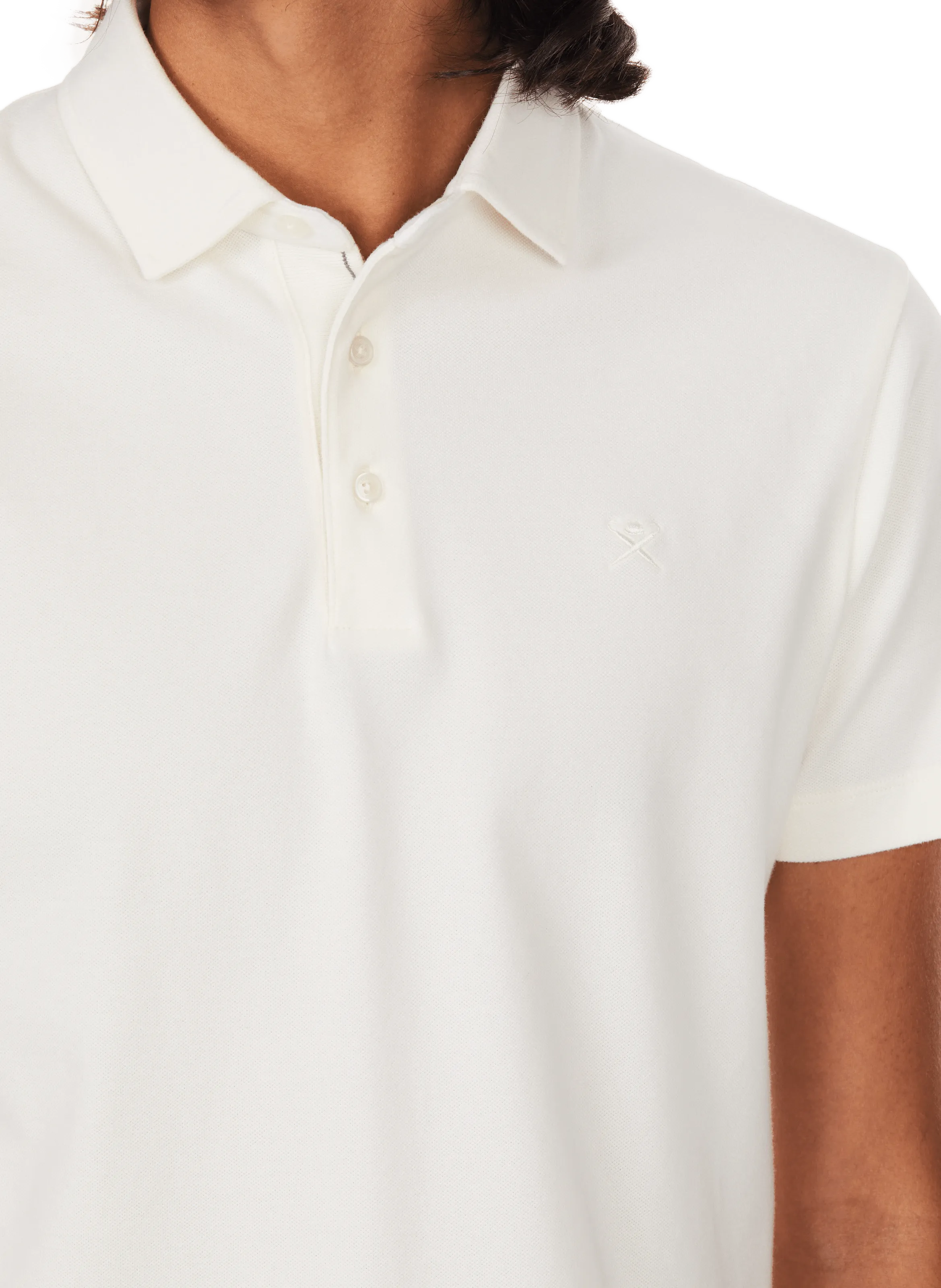 HACKETT   Cotton polo shirt  - White