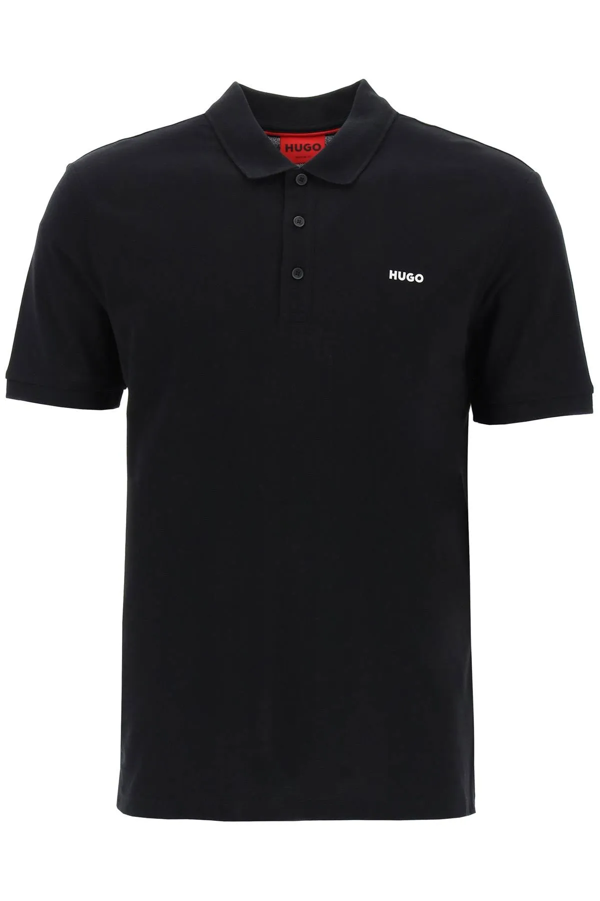 HUGO cotton piqu donos polo shirt