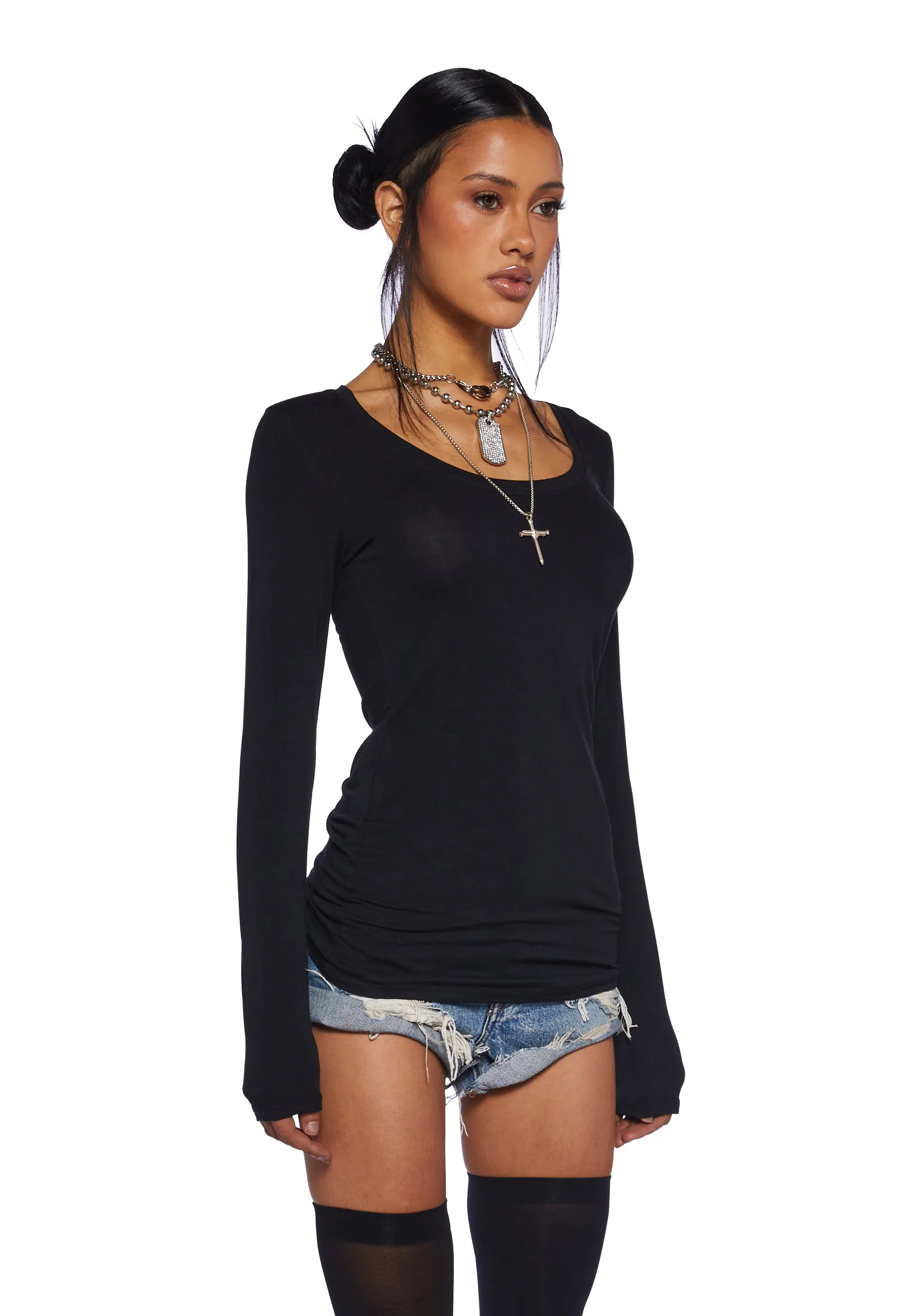 In Your Daydreamz Lace Trim Tank-