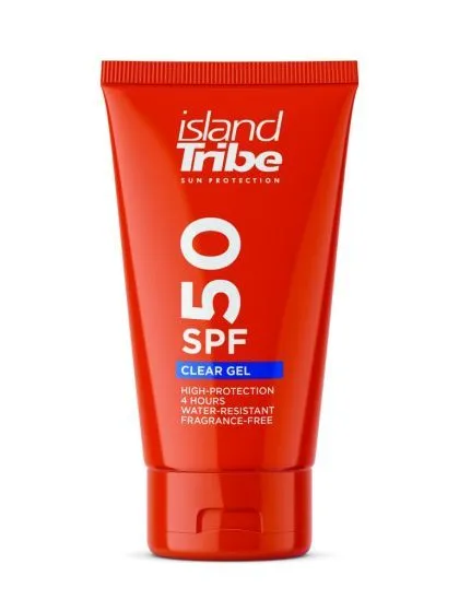 Island Tribe Clear Gel Sunscreen SPF50 - 100ml