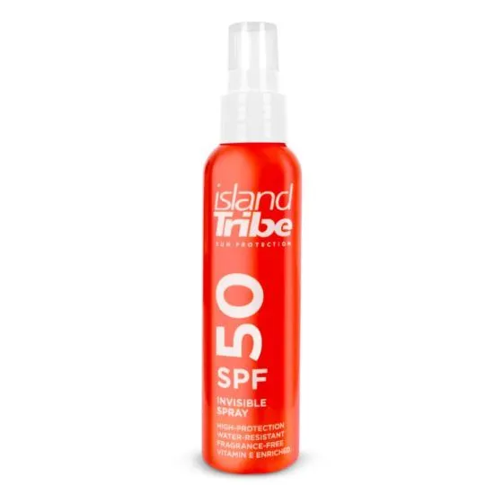 Island Tribe SPF50 Clear Gel Invisible Spray Sunscreen - 100ml