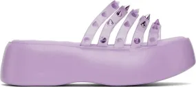 Jean Paul Gaultier Purple Melissa Edition Becky Punk Love Sandals