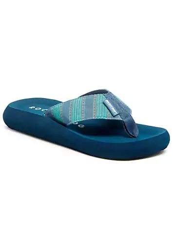 Ladies Blue Spotlight Rome Sandals by Rocket Dog | Look Again