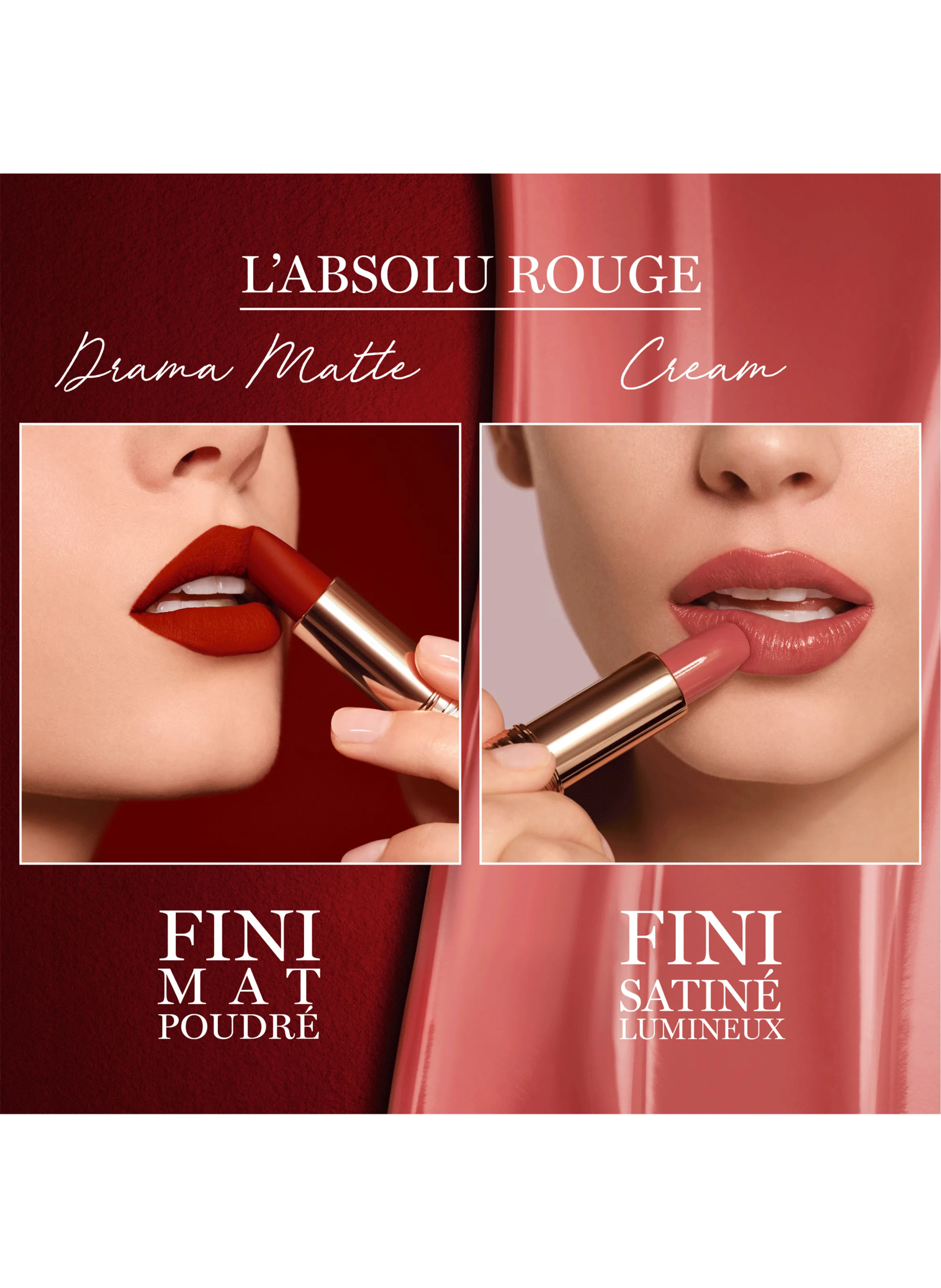 Lancome  L'Absolu Rouge Matte Powder Lipstick - Long-Lasting Hold  Comfort - Brown