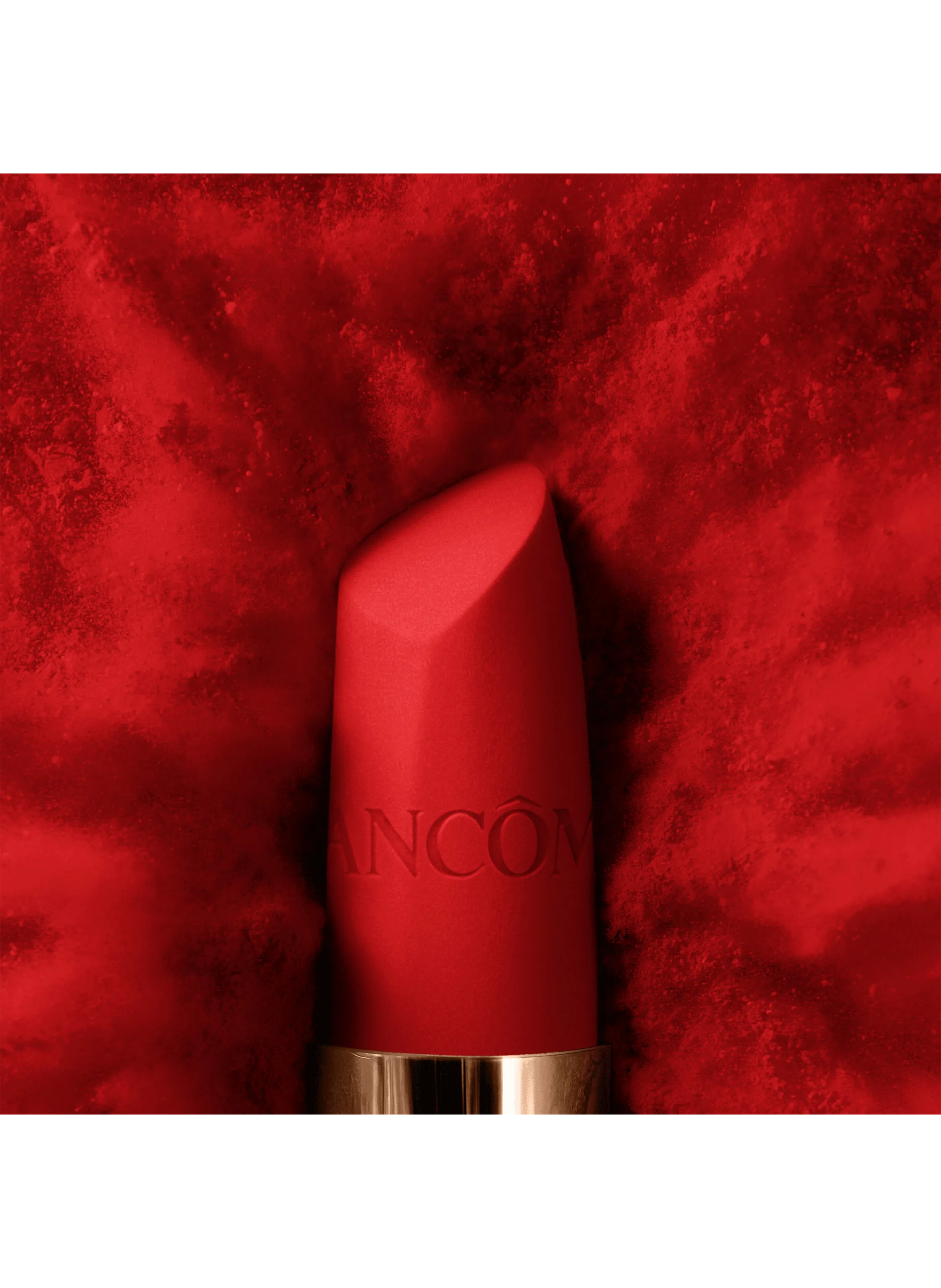 Lancome  L'Absolu Rouge Matte Powder Lipstick - Long-Lasting Hold  Comfort - Red