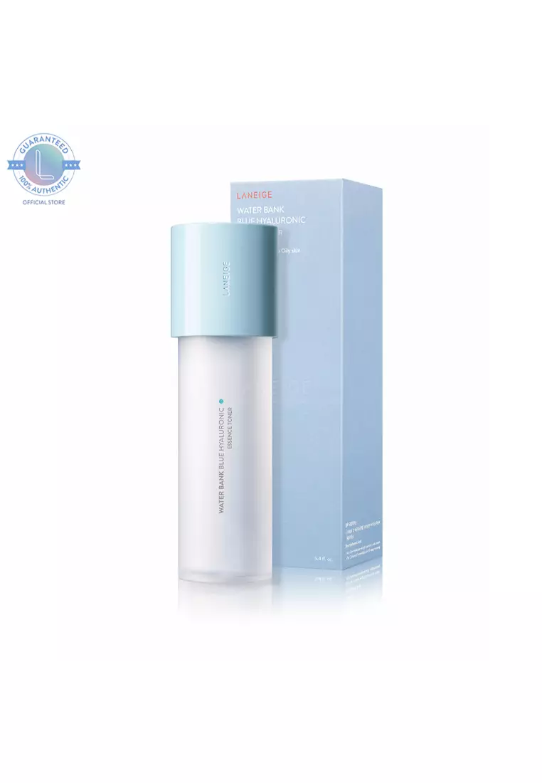 Laneige LANEIGE Water Bank Blue Hyaluronic Essence Toner 160mL (for Combination to Oily Skin) - Intensive Hydrating Essence Tone