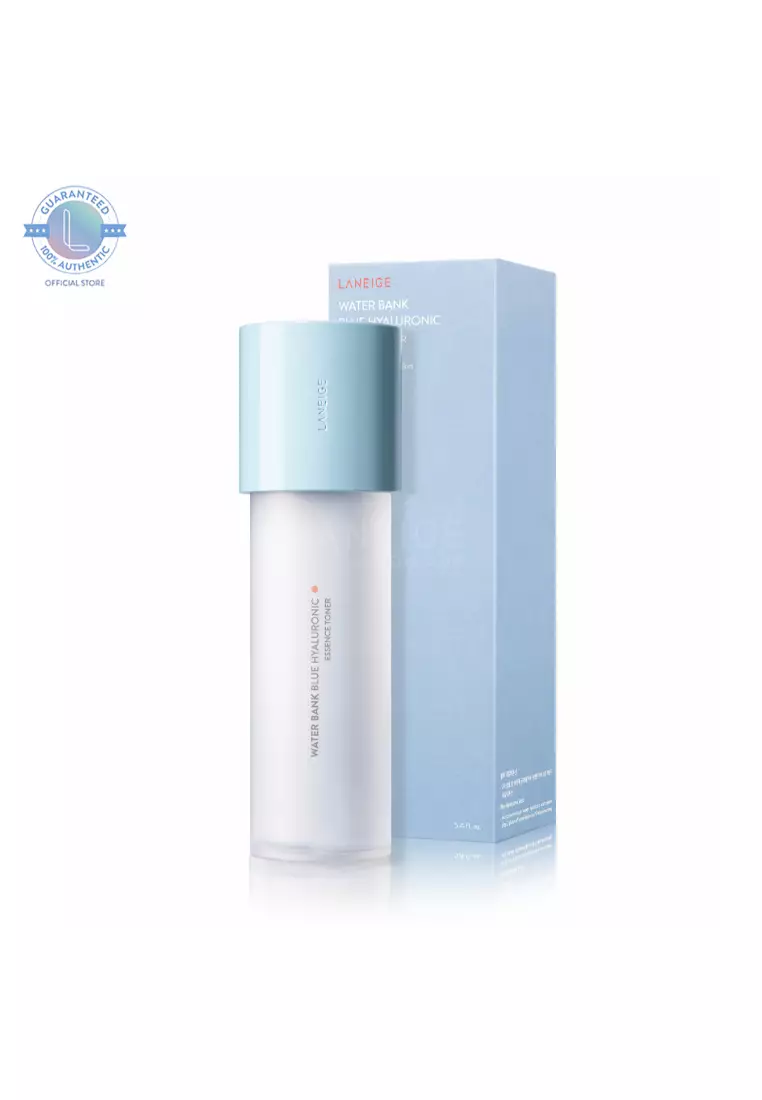 Laneige LANEIGE Water Bank Blue Hyaluronic Essence Toner 160mL (for Normal to Dry Skin) - Intensive Hydrating Essence Toner with