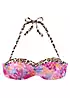 LASCANA Haruna Print Underwired Bandeau Bikini Top