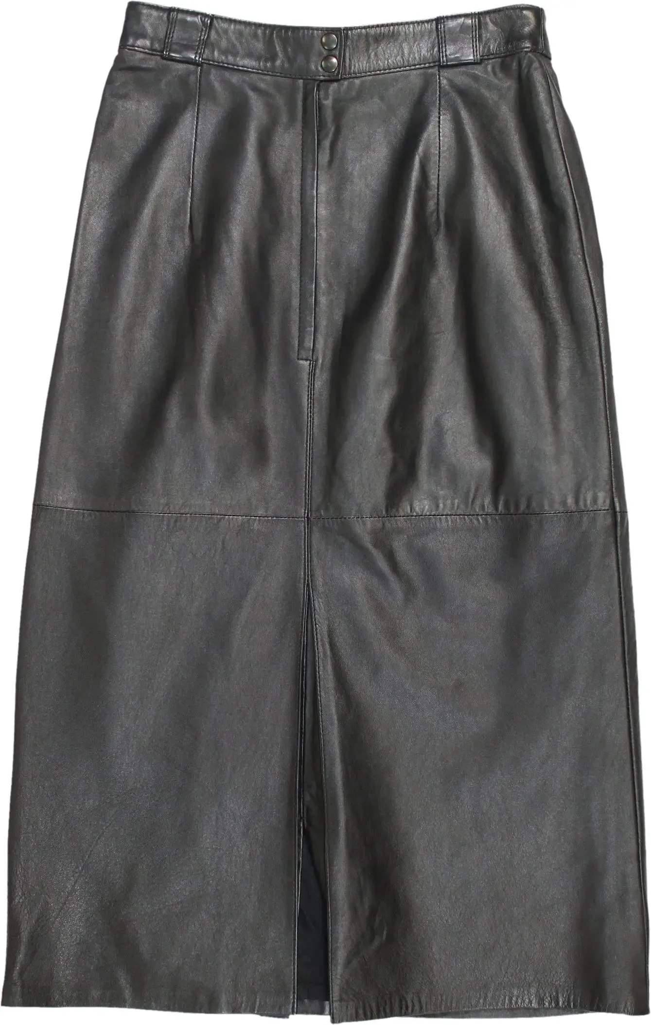 Long Leather Skirt | ThriftTale