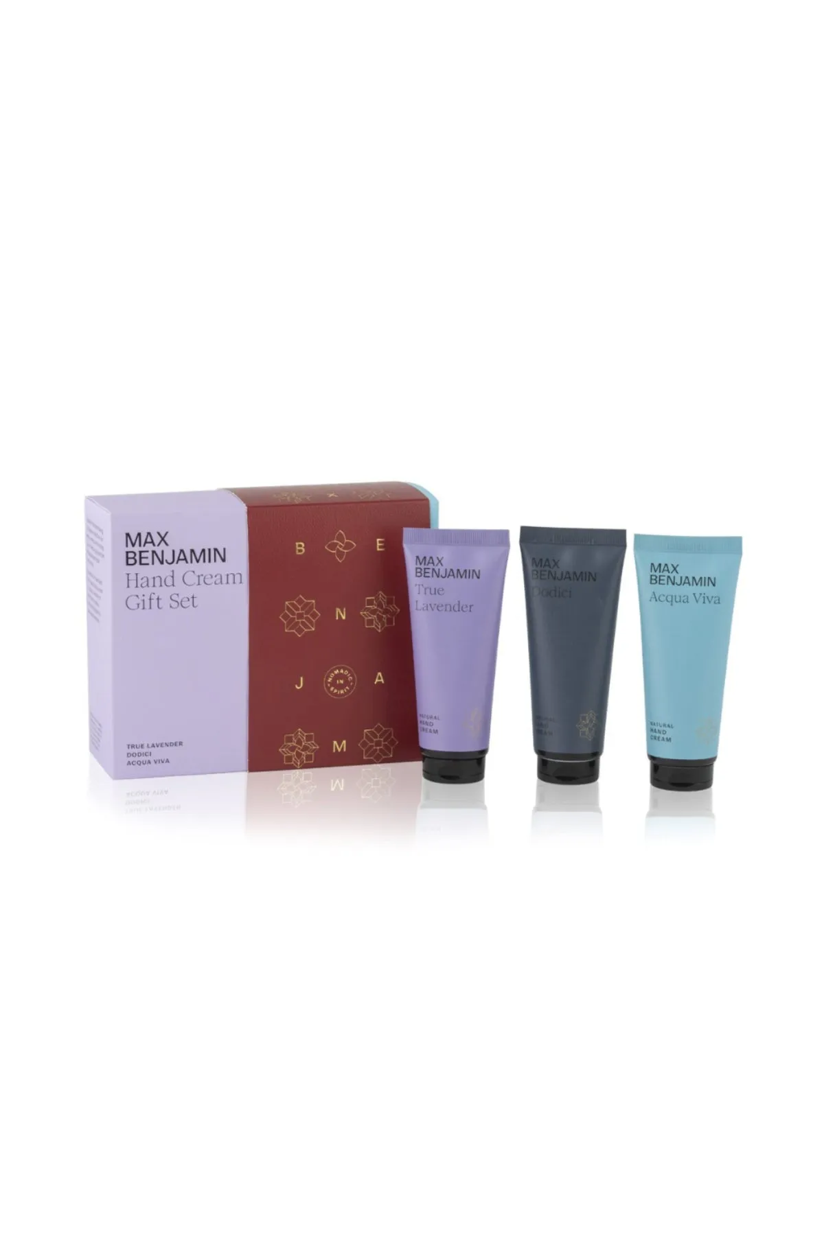 Max Benjamin Hand Cream Gift Set Dodici, Acqua Viva & Lavender