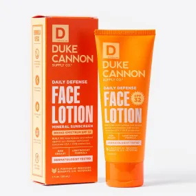 Men's Duke Cannon SPF Face Lotion - Broad Spectrum SPF 32