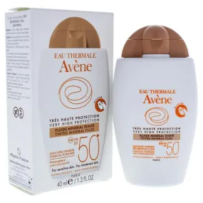 Mineral Tinted Fluid 50+ by Avene for Women - 1.35 oz Lotion