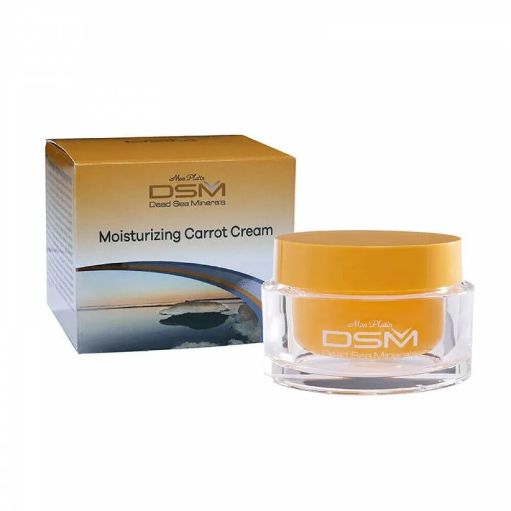 Moisturizing carrot cream with vitamins oil Dead Sea Minerals C&B 1.7fl.oz/50 ml