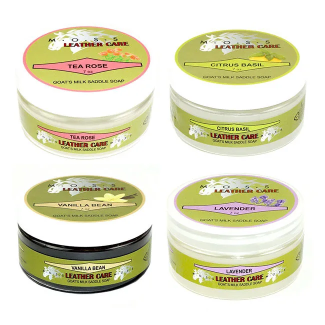 MOSS Naturals Goat's Milk Saddle Soap