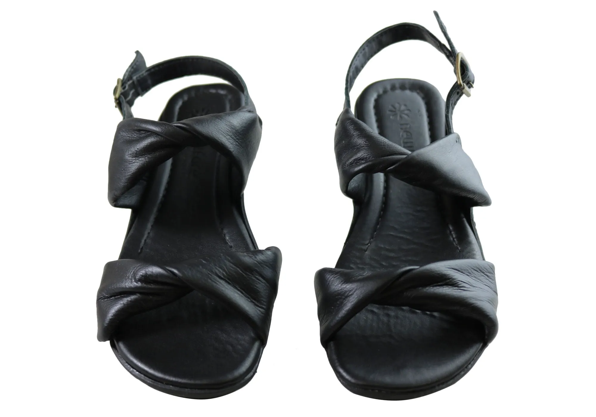 New Face Auckland Womens Comfortable Leather Sandals Made In Brazil